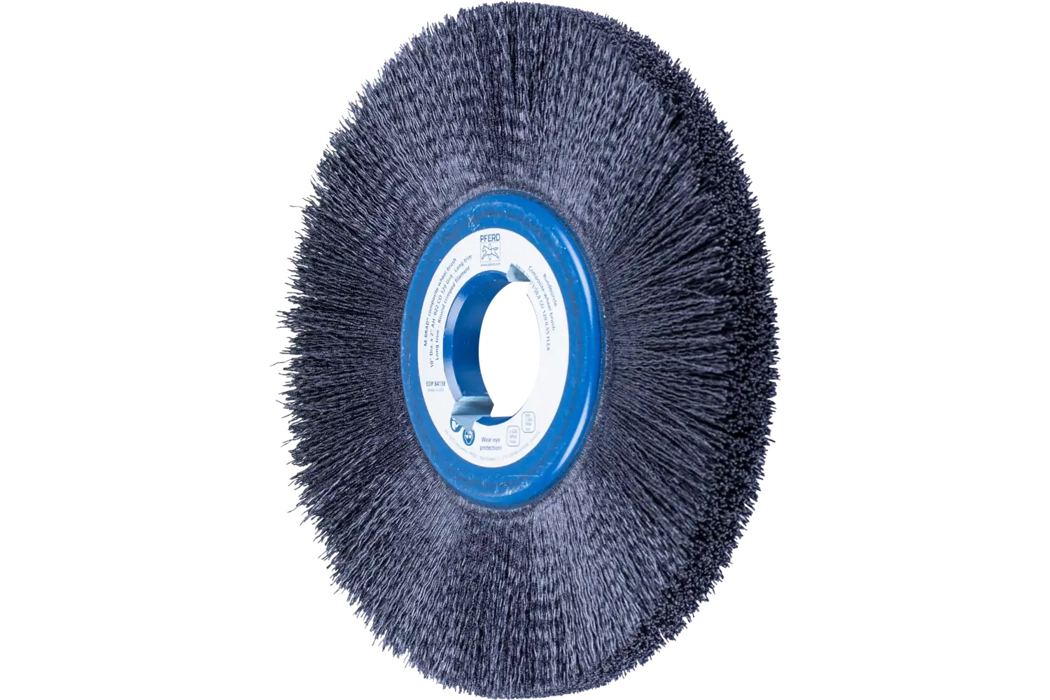 Picture of Pferd M-BRAD® Composite Wheel Brush 10" Dia. .022/120 Grit CO 2" Keyed Arbor